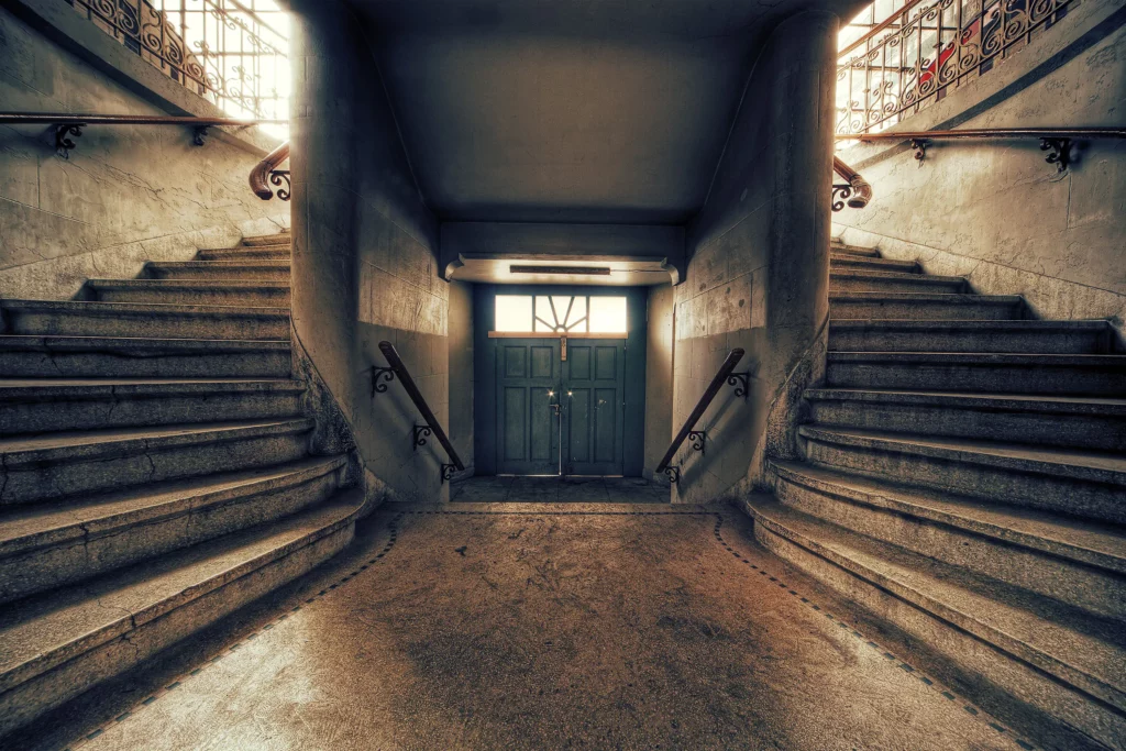 The entrance of the Brewery